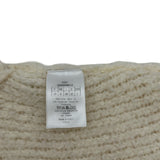 クリスチャン・ディオール Christian Dior JADIOR8 バックロゴボアニットセーター 154S55AM114 ホワイト ウール レディース セーター