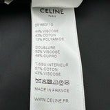 セリーヌ CELINE 長袖レースワンピース 2R166311D ブラック レーヨン レディース ワンピース
