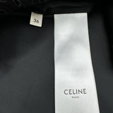 セリーヌ CELINE 長袖レースワンピース 2R166311D ブラック レーヨン レディース ワンピース