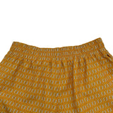 フェンディ FENDI FF総柄ショートパンツ FAB230 イエロー ポリエステル メンズ ショートパンツ