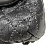 シャネル CHANEL ココハンドルXS A92990 メタリックシルバー ブラック金具 エイジドカーフ レディース ハンドバッグ ショルダーバッグ