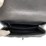 シャネル CHANEL ココハンドルXS A92990 メタリックシルバー ブラック金具 エイジドカーフ レディース ハンドバッグ ショルダーバッグ