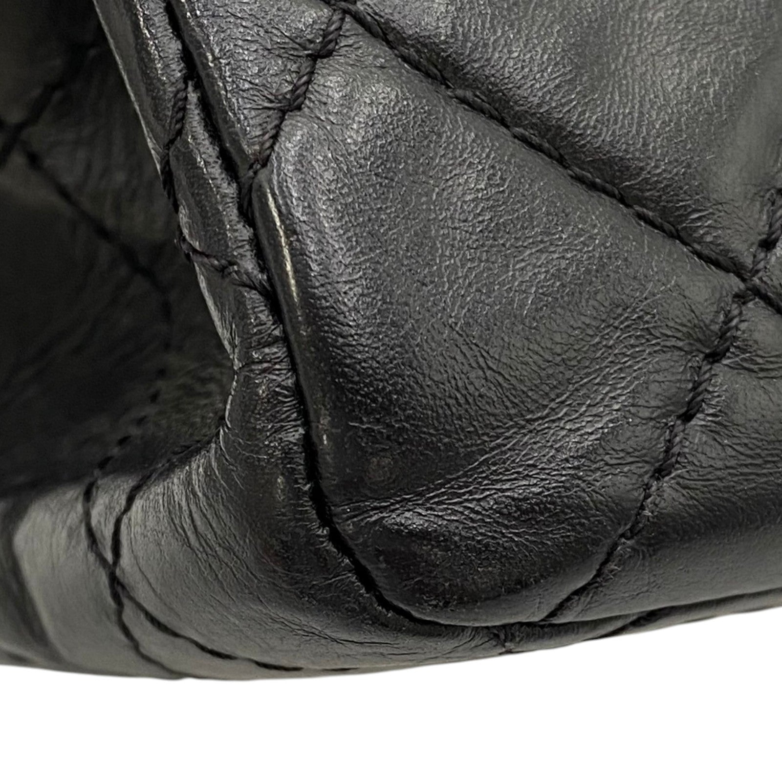 シャネル CHANEL 2.55 ラージ フラップバッグ A37587 ブラック