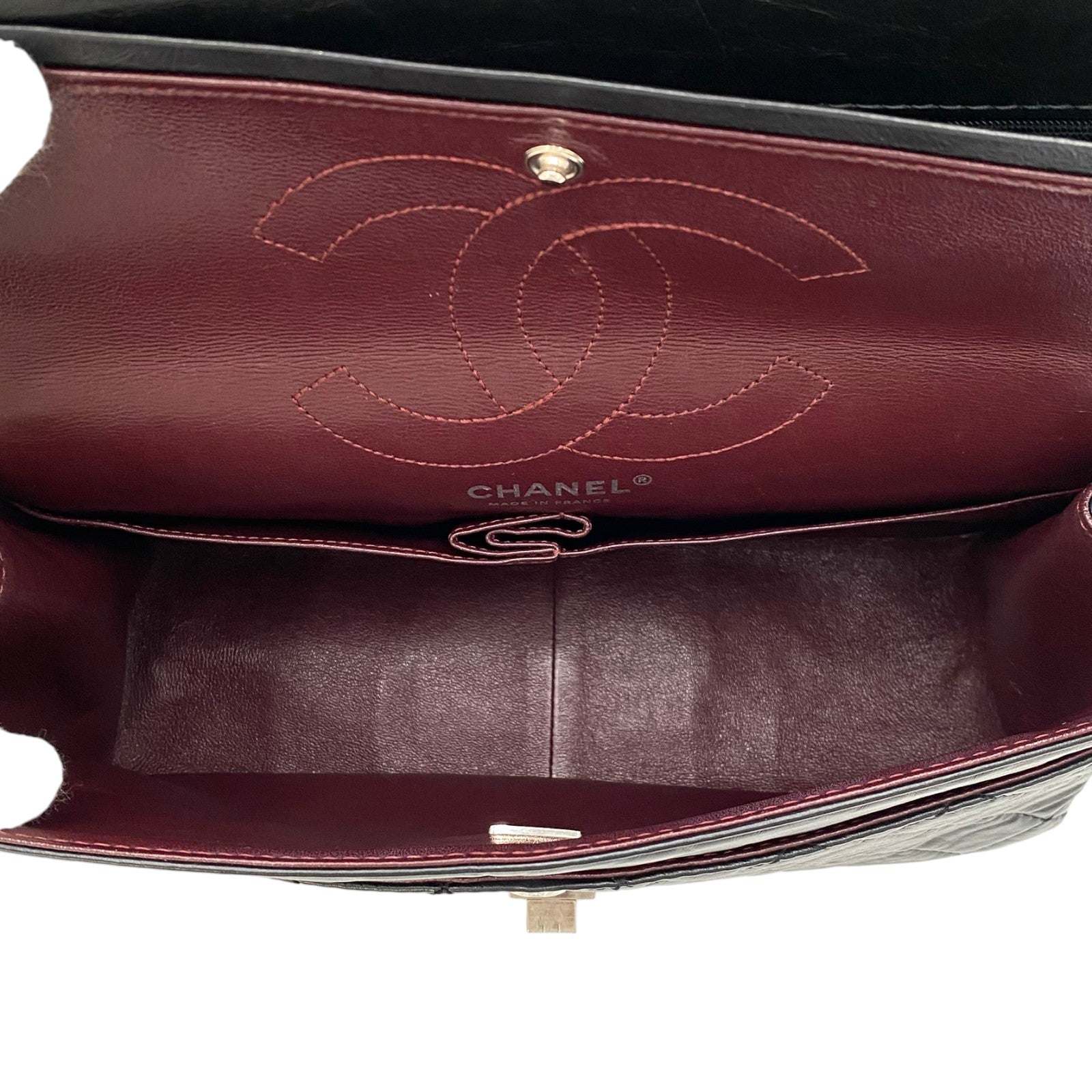 シャネル CHANEL 2.55 ラージ フラップバッグ A37587 ブラック