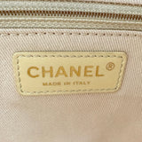 シャネル CHANEL ドーヴィルチェーントートPM A66939 クリーム ゴールド金具 ツイード レディース トートバッグ