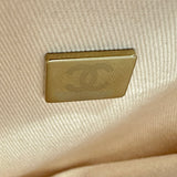 シャネル CHANEL ドーヴィルチェーントートPM A66939 クリーム ゴールド金具 ツイード レディース トートバッグ