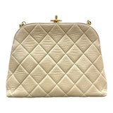 シャネル CHANEL マトラッセクラスプチェーンバッグ ベージュ/ゴールド金具 ラムスキン レディース ショルダーバッグ