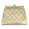 シャネル CHANEL マトラッセクラスプチェーンバッグ ベージュ/ゴールド金具 ラムスキン レディース ショルダーバッグ