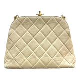 シャネル CHANEL マトラッセクラスプチェーンバッグ ベージュ/ゴールド金具 ラムスキン レディース ショルダーバッグ