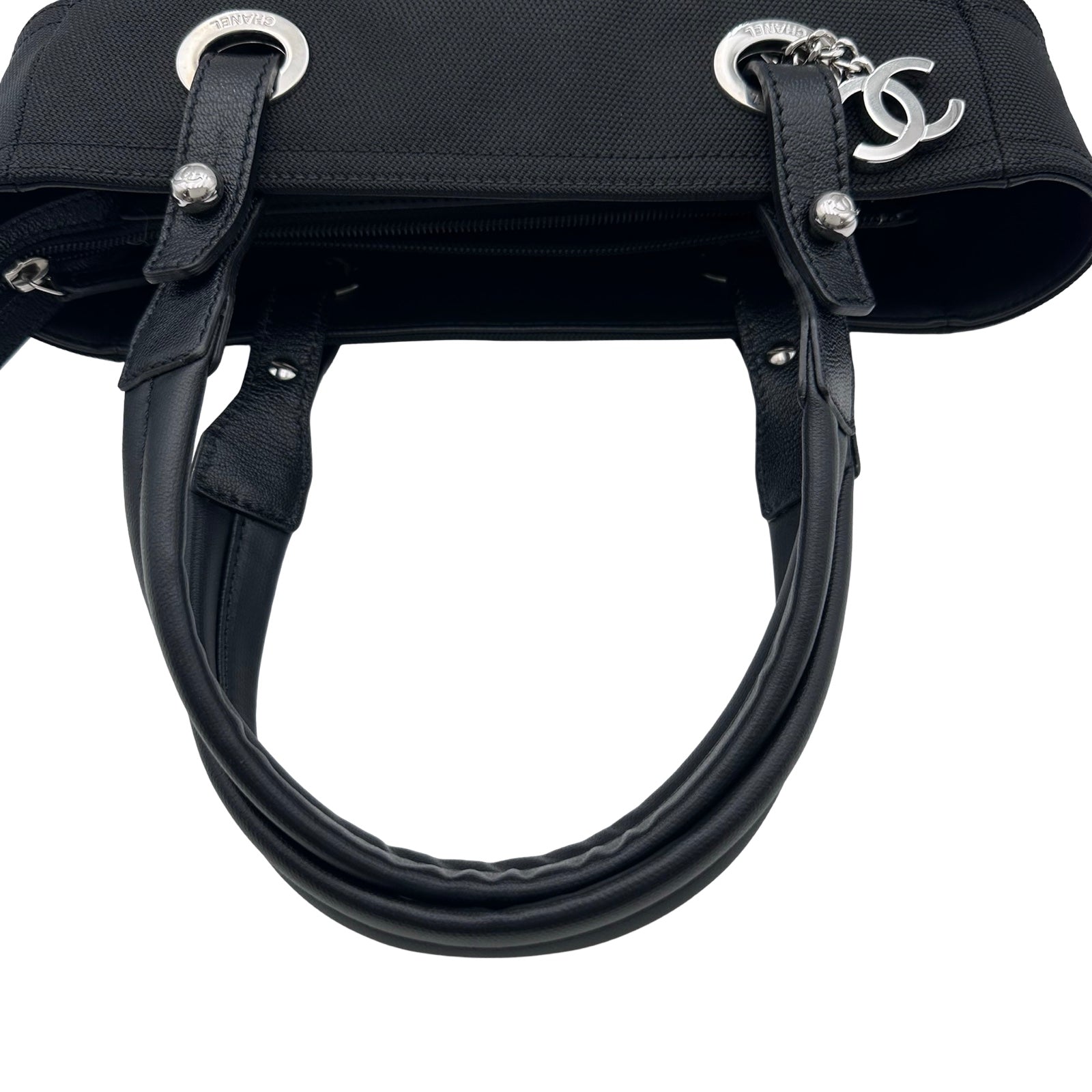 シャネル CHANEL パリビアリッツ トートPM A34208 14番台 ブラック