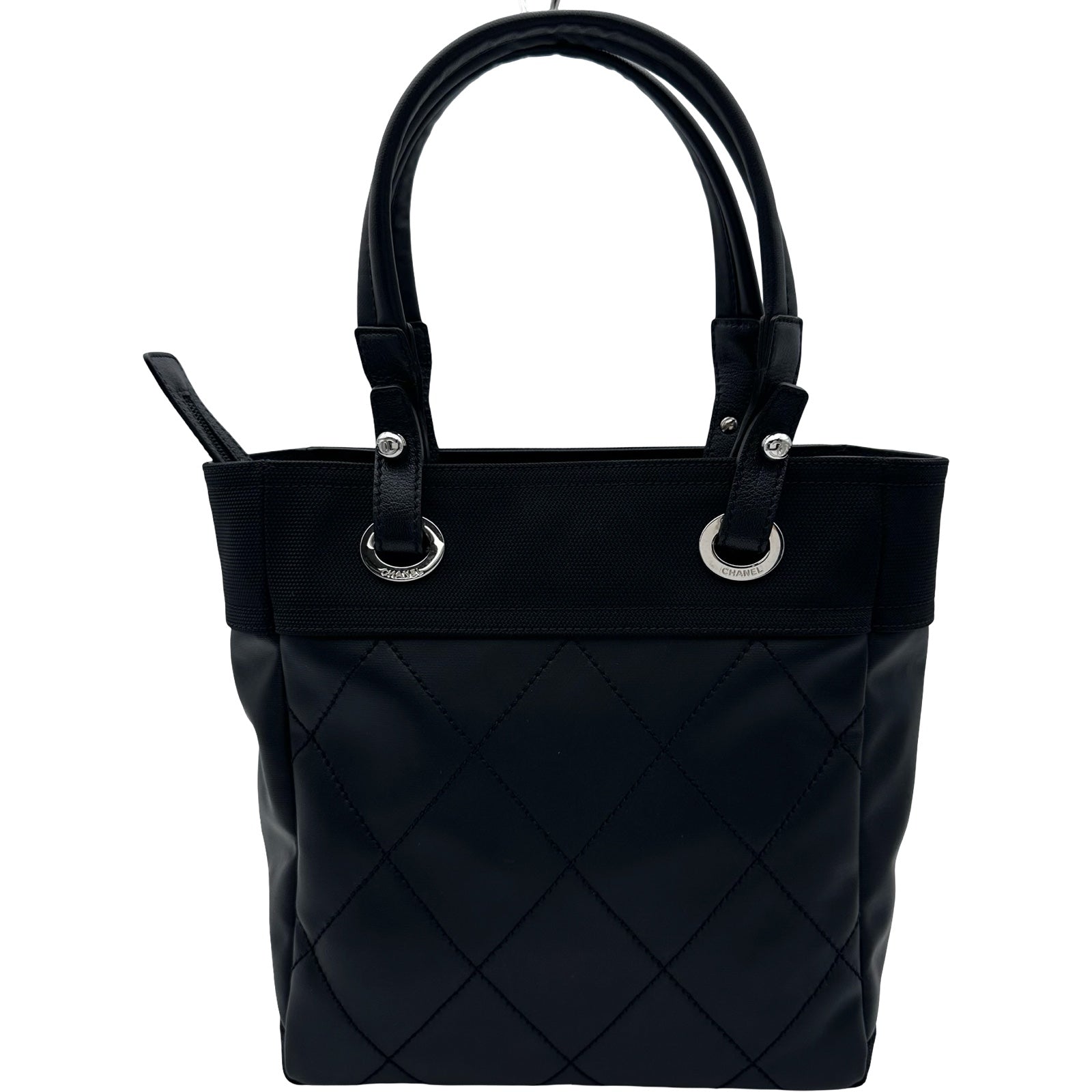 シャネル CHANEL パリビアリッツ トートPM A34208 14番台 ブラック