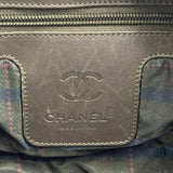 シャネル CHANEL コココクーントートGM A47107 18番台 カーキ/チェック ナイロン レディース トートバッグ