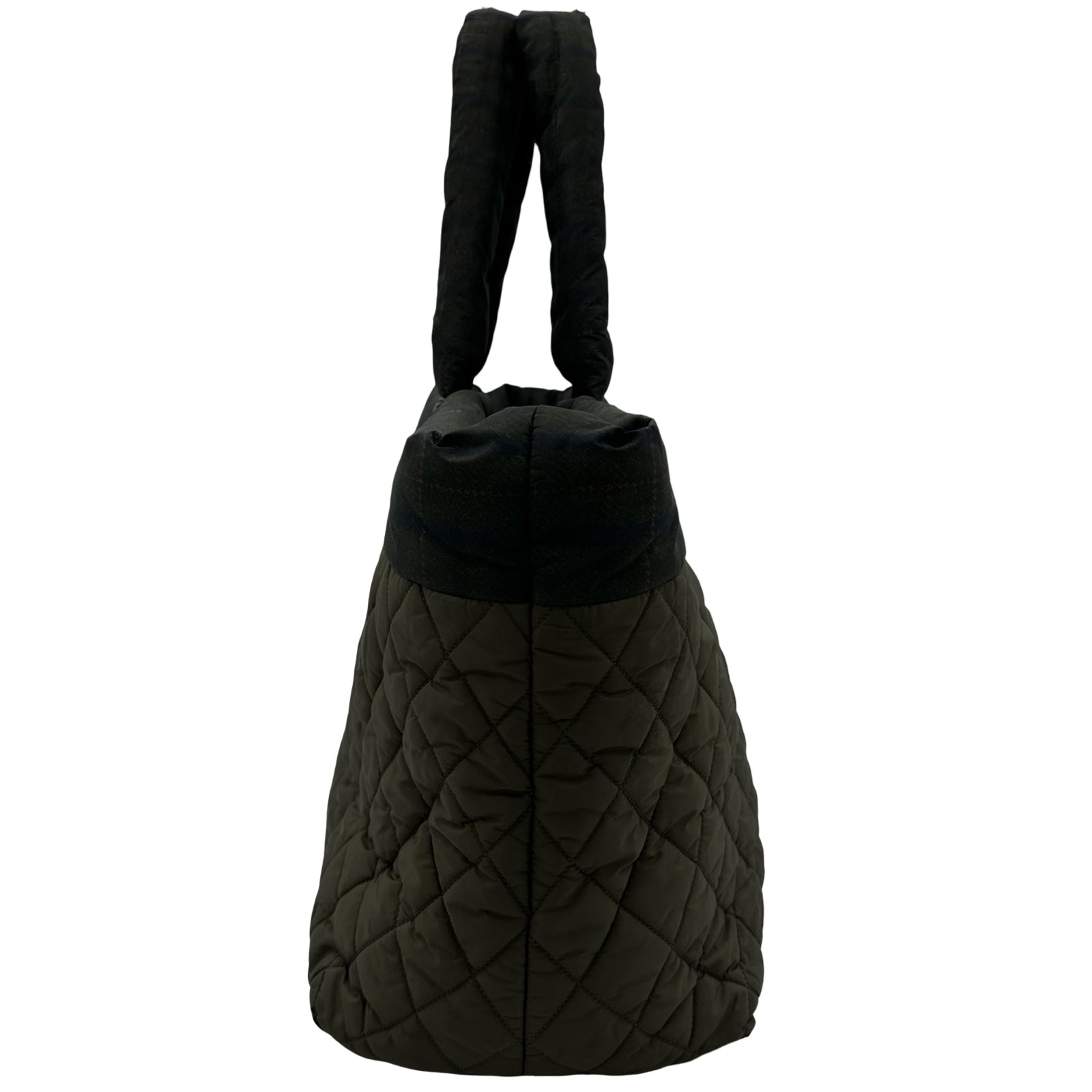 シャネル CHANEL コココクーントートGM A47107 18番台 カーキ/チェック