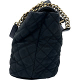 シャネル CHANEL マトラッセ チェーントートバッグ ブラック ゴールド金具 ソフトキャビアスキン レディース トートバッグ