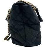 シャネル CHANEL マトラッセ チェーントートバッグ ブラック ゴールド金具 ソフトキャビアスキン レディース トートバッグ