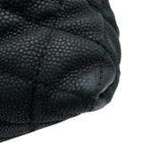 シャネル CHANEL マトラッセ チェーントートバッグ ブラック ゴールド金具 ソフトキャビアスキン レディース トートバッグ