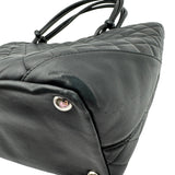 シャネル CHANEL カンボンライン トートラージ A25169 10番台 ブラック/ブラック ラム/エナメル レディース トートバッグ