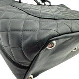 シャネル CHANEL カンボンライン トートラージ A25169 10番台 ブラック/ブラック ラム/エナメル レディース トートバッグ