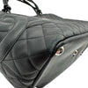 シャネル CHANEL カンボンライン トートラージ A25169 10番台 ブラック/ブラック ラム/エナメル レディース トートバッグ