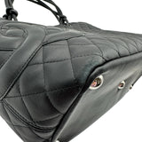 シャネル CHANEL カンボンライン トートラージ A25169 10番台 ブラック/ブラック ラム/エナメル レディース トートバッグ