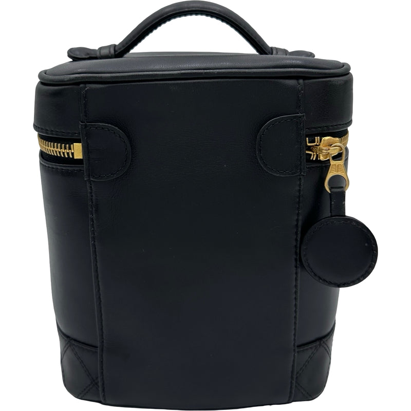 シャネル CHANEL ビコローレ バニティバッグ A01619 4番台 ブラック