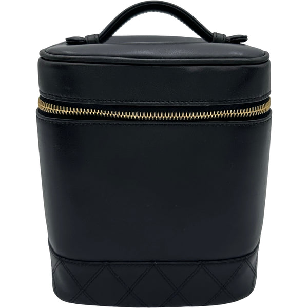 シャネル CHANEL ビコローレ バニティバッグ A01619 4番台 ブラック