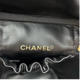 シャネル CHANEL ビコローレ バニティバッグ A01619 4番台 ブラック ゴールド金具 ラムスキン レディース ハンドバッグ