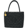 シャネル CHANEL 復刻トート A01804 6番台 ブラック ゴールド金具 キャビア レディース ハンドバッグ