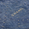 シャネル CHANEL CHANEL22 スモールバッグ AS3260 ブルー シルバー金具 デニム レディース ショルダーバッグ