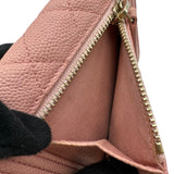 シャネル CHANEL ボーイシャネルスモールフラップウォレット A80734 25番台 ブラック ゴールド金具 キャビアスキン レディース 三つ折り財布