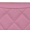 シャネル CHANEL クラシック ジップ コインパース AP0216 ピンク ゴールド金具 キャビア レディース コインケース