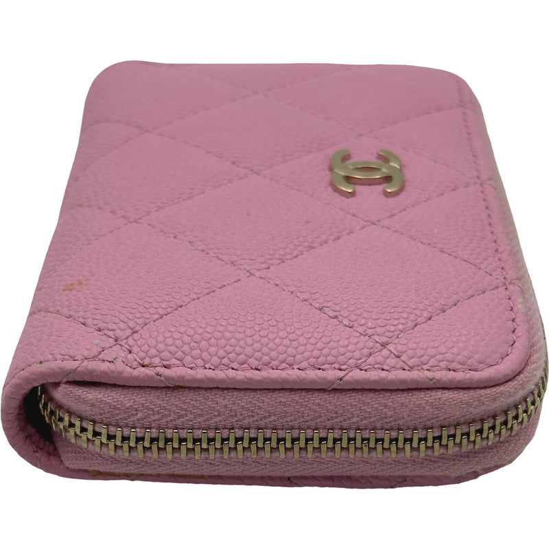 シャネル CHANEL クラシック ジップ コインパース AP0216 ピンク