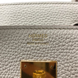 エルメス HERMES バーキン30 A刻 ベトン ゴールド金具 トゴ レディース ハンドバッグ