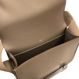 エルメス HERMES ゲタ W刻 エトゥープ シルバー金具 シェーブル レディース ショルダーバッグ