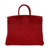 エルメス HERMES バーキン25 ヴェルソ Y刻 ルージュカザック×ルージュアッシュ シルバー金具 トゴ レディース ハンドバッグ