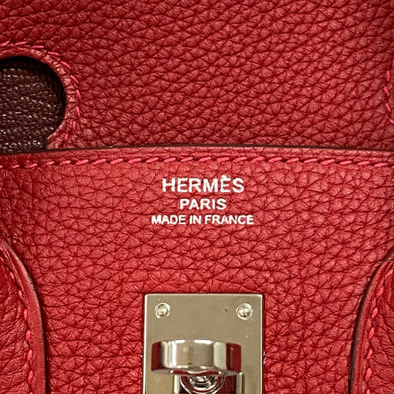 エルメス HERMES バーキン25 ヴェルソ Y刻 ルージュカザック×ルージュ