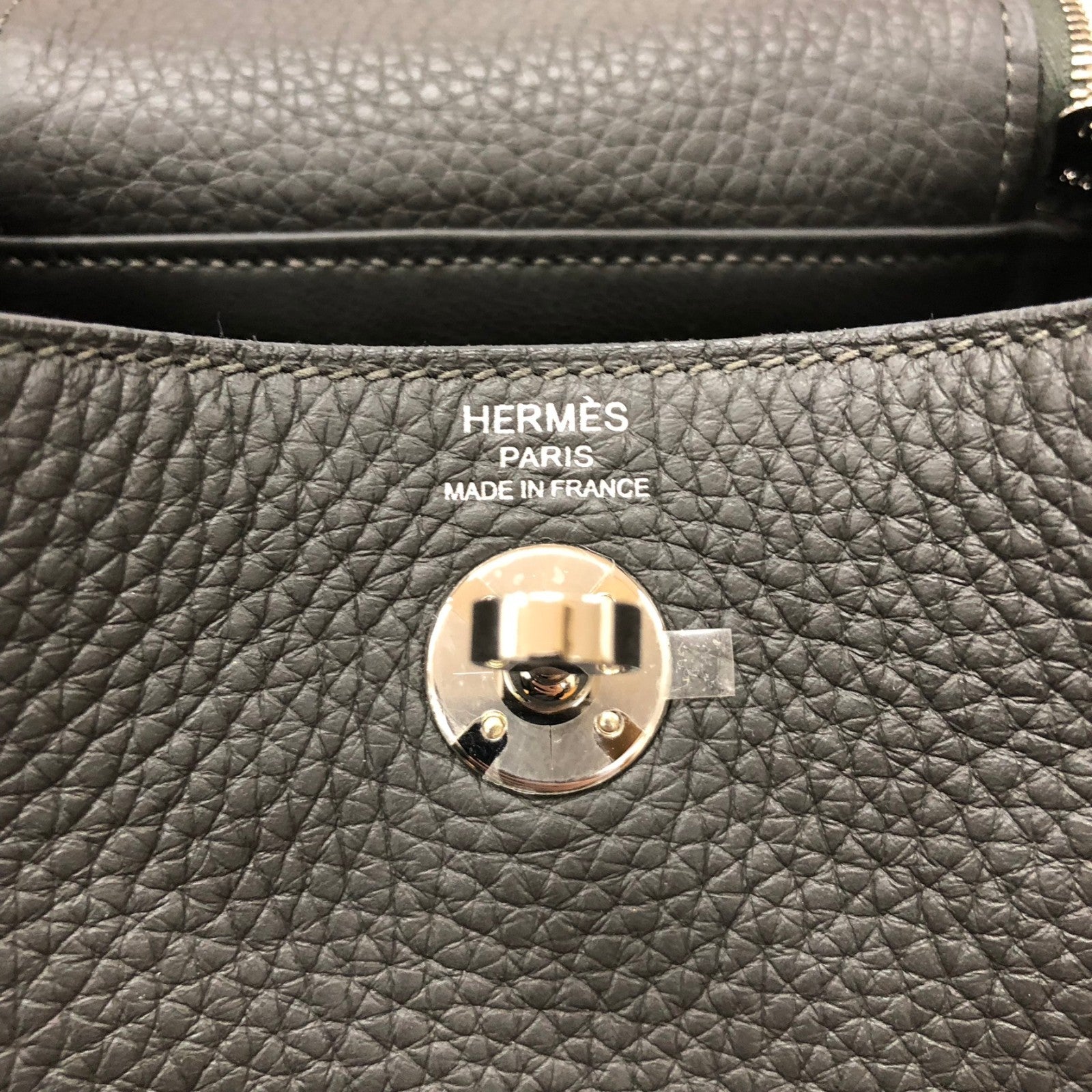 エルメス HERMES リンディミニ Ｗ刻 グリミスティ シルバー金具 トリヨンクレマンス レディース ショルダーバッグ エルメス HERMES リンディミニ W刻 グリミスティ シルバー金具