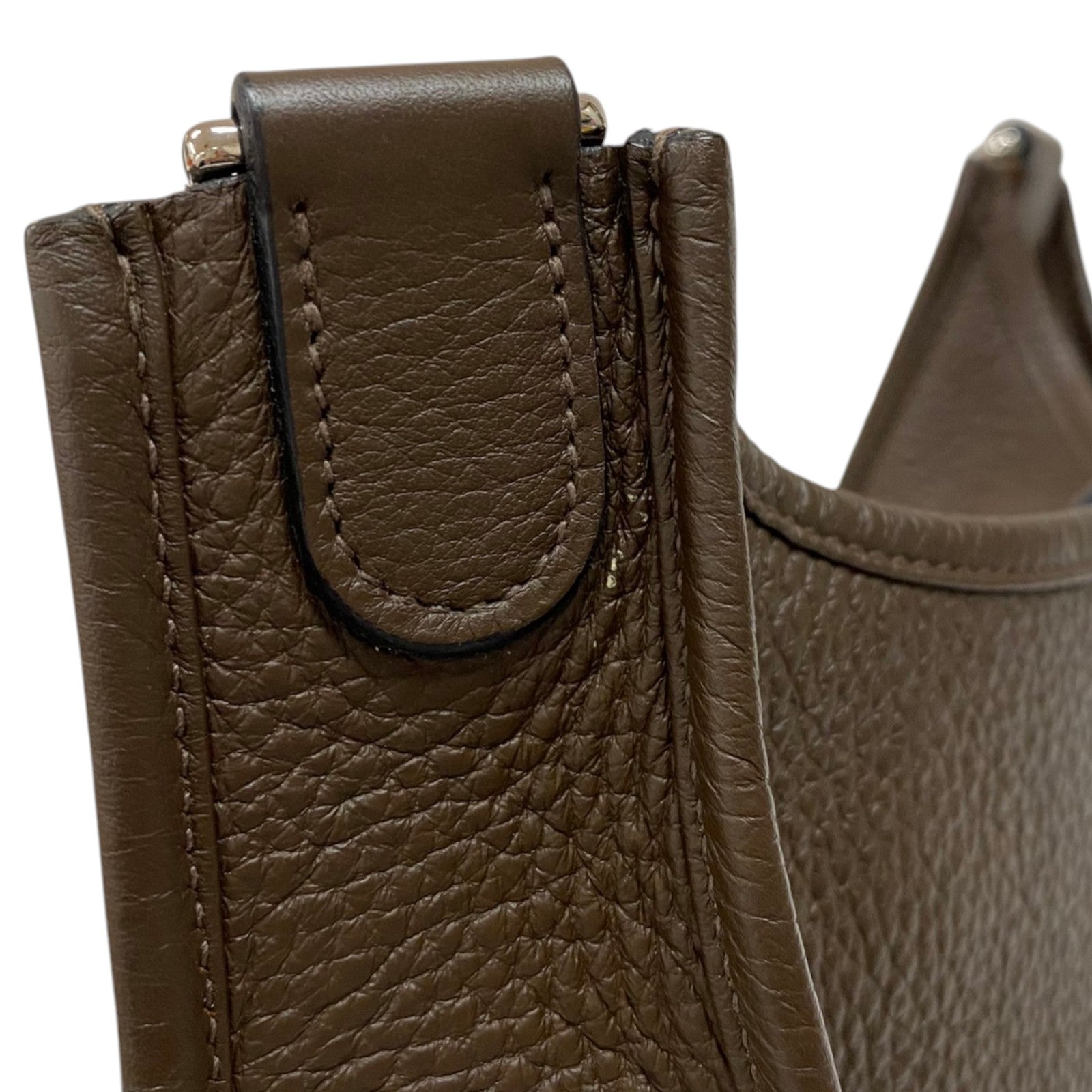エルメス HERMES エヴリン3 PM □N刻 ショコラ シルバー金具 トリヨン