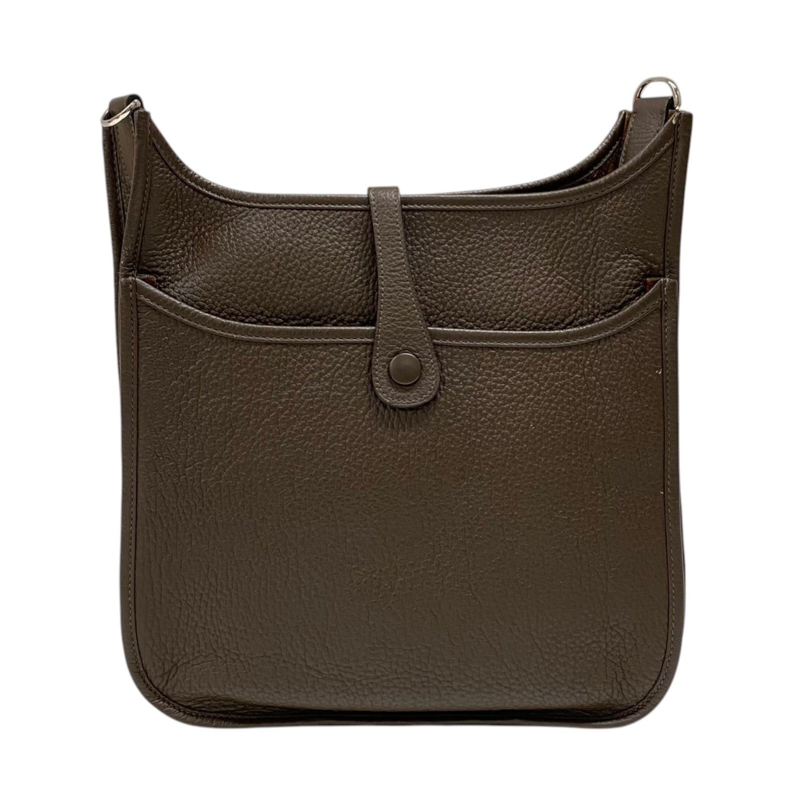エルメス HERMES エヴリン3 PM □N刻 ショコラ シルバー金具 トリヨン
