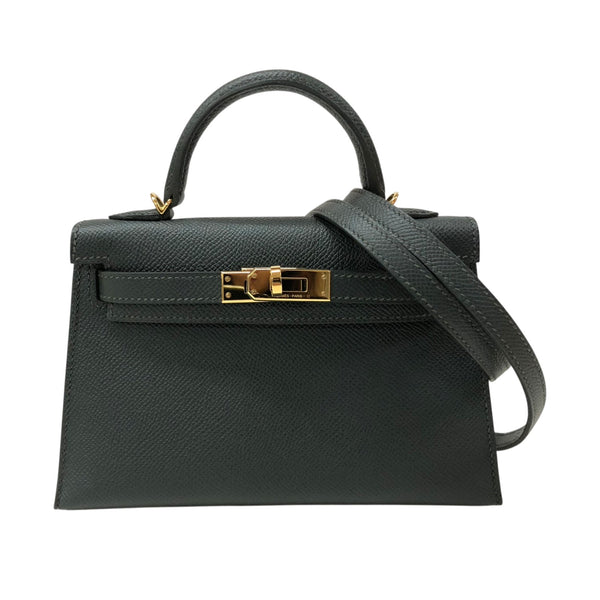 エルメス HERMES ミニケリー2 W刻 グリミスティ ゴールド金具 エプソン