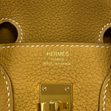 エルメス HERMES バーキン25 W刻 ナチュラルサブレ ゴールド金具 トゴ レディース ハンドバッグ