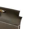 エルメス HERMES ミニケリー2 K刻 エトゥープ ゴールド金具 エプソン レディース ハンドバッグ