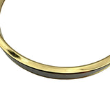 ミュウミュウ miu miu エナメルメタル ブレスレット #M 5JB408 ホワイト ゴールド金具 バングル アクセサリー レディース