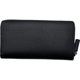 グッチ GUCCI GGマーモントロングジップウォレット 428736 ブラック レザー レディース 長財布
