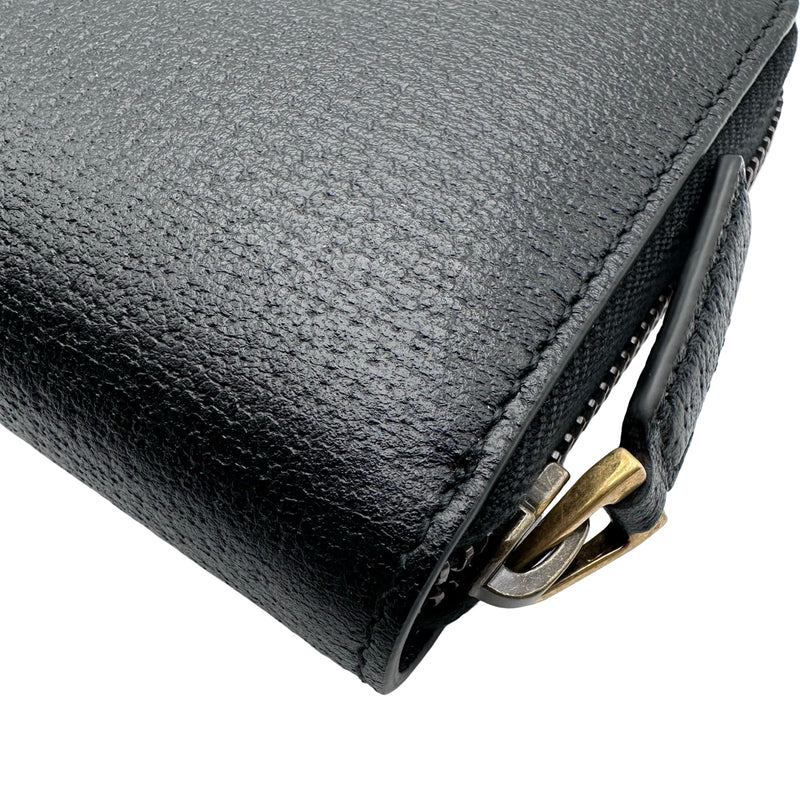 グッチ GUCCI GGマーモントロングジップウォレット 428736 ブラック