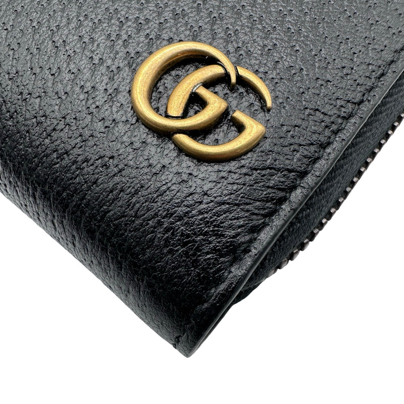 グッチ GUCCI GGマーモントロングジップウォレット 428736 ブラック