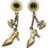 シャネル CHANEL ココマーク ヒールモチーフ ピアス ゴールド メタル/ストラス アクセサリー レディース