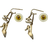 シャネル CHANEL ココマーク ヒールモチーフ ピアス ゴールド メタル/ストラス アクセサリー レディース