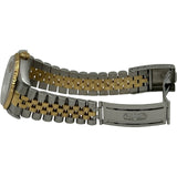 ロレックス ROLEX デイトジャスト 16233 アイボリーピラミッド ゴールド/ステンレススチール 自動巻き メンズ 腕時計