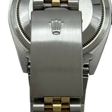ロレックス ROLEX デイトジャスト 16233 アイボリーピラミッド ゴールド/ステンレススチール 自動巻き メンズ 腕時計
